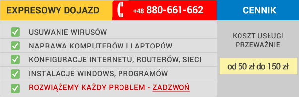 cennik pogotowia komputerowego